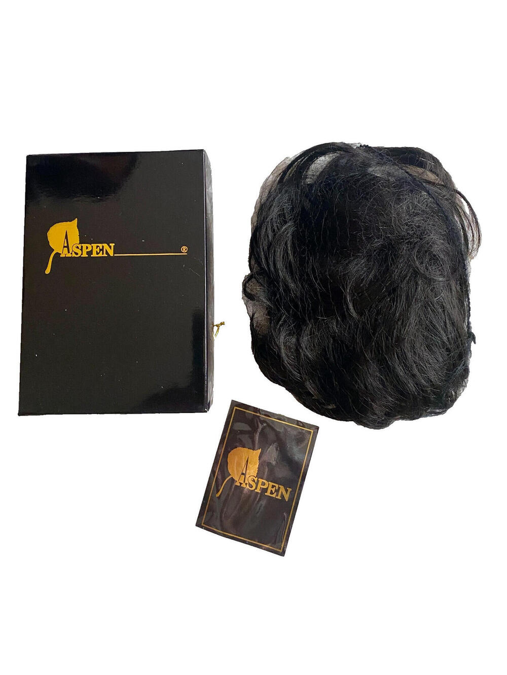NEW Aspen Wiglet Hairpiece CP-04 Synthetic Hair in 2 Darkest Brown (Boxed)